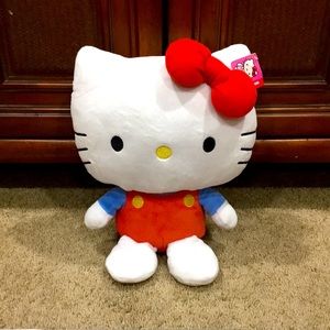💯RARE HELLO KITTY💯 COLLECTION BY SANRIO SUPER CUTE BIG PLUSH .